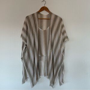 Striped cardigan and tank set